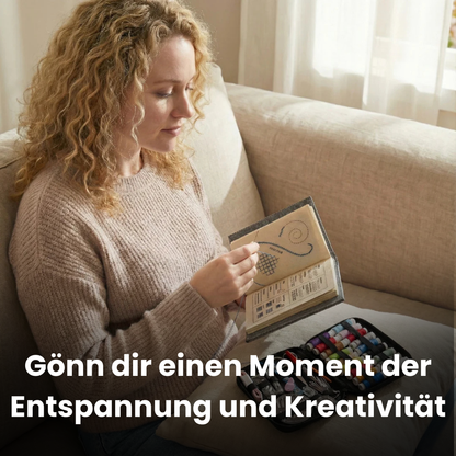 Stickbuch – Calmia | Verwandle jede Seite in ein Kunstwerk