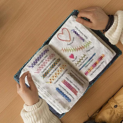 Stickbuch – Calmia | Verwandle jede Seite in ein Kunstwerk